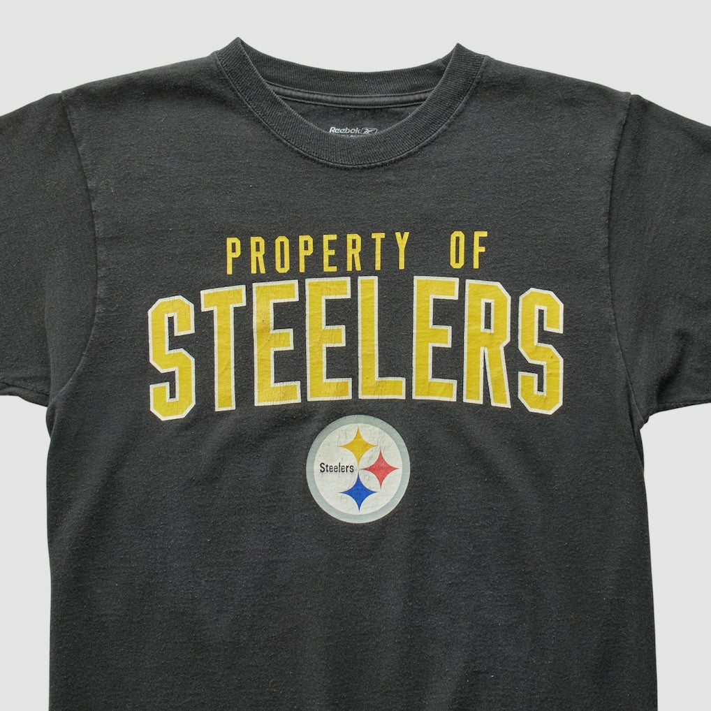 Pittsburgh Steelers Reebok 2010s T-shirt - Black Vintage - Fanatics