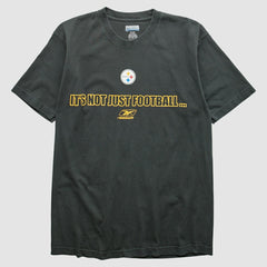 Pittsburgh Steelers Reebok 2000s T-shirt - Black Vintage - Fanatics