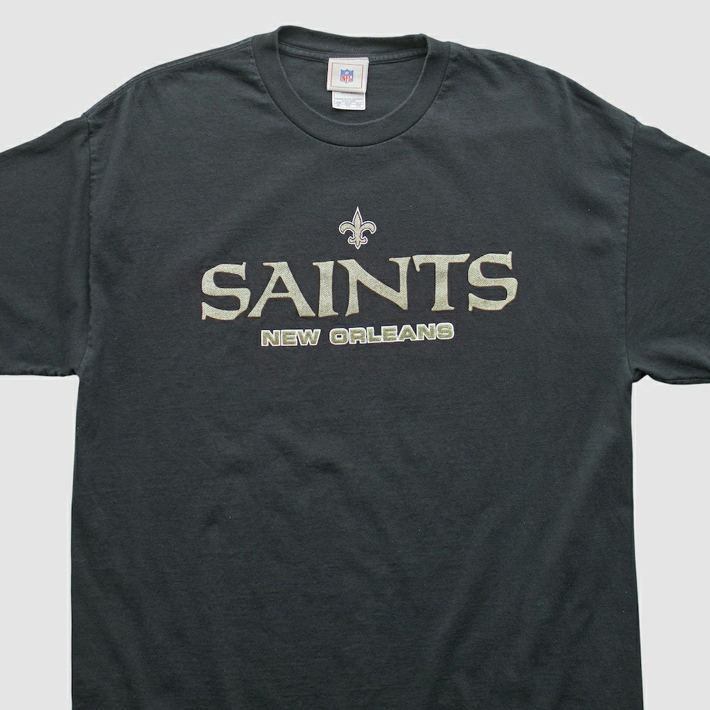 New Orleans Saints NFL 2000s T-shirt - Black Vintage - Fanatics