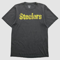 Pittsburgh Steelers Reebok 2000s T-shirt - Charcoal Vintage - Fanatics