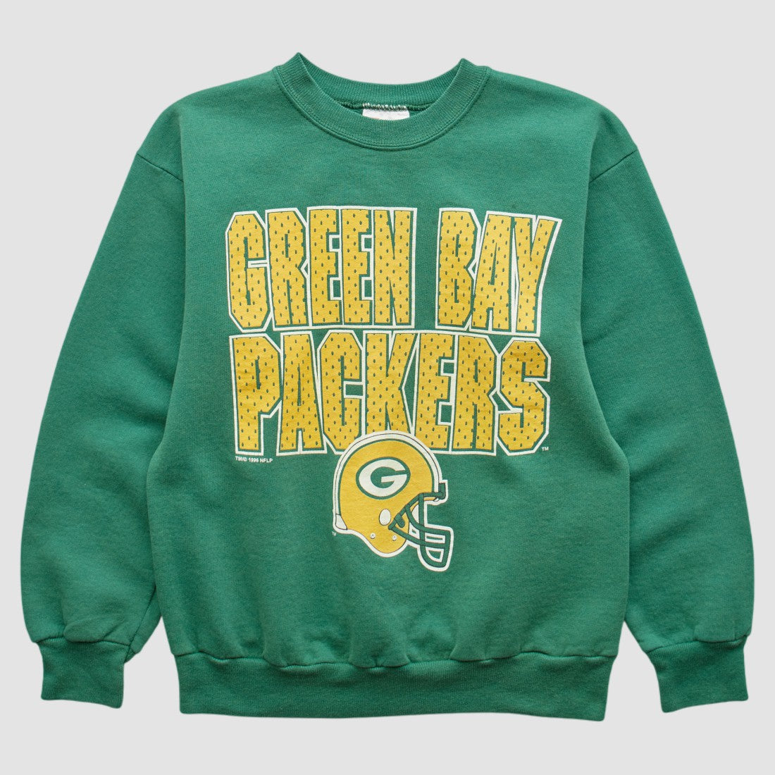 Green Bay Packers Hanes 90s Pullover Sweatshirt - Green Vintage - Fanatics