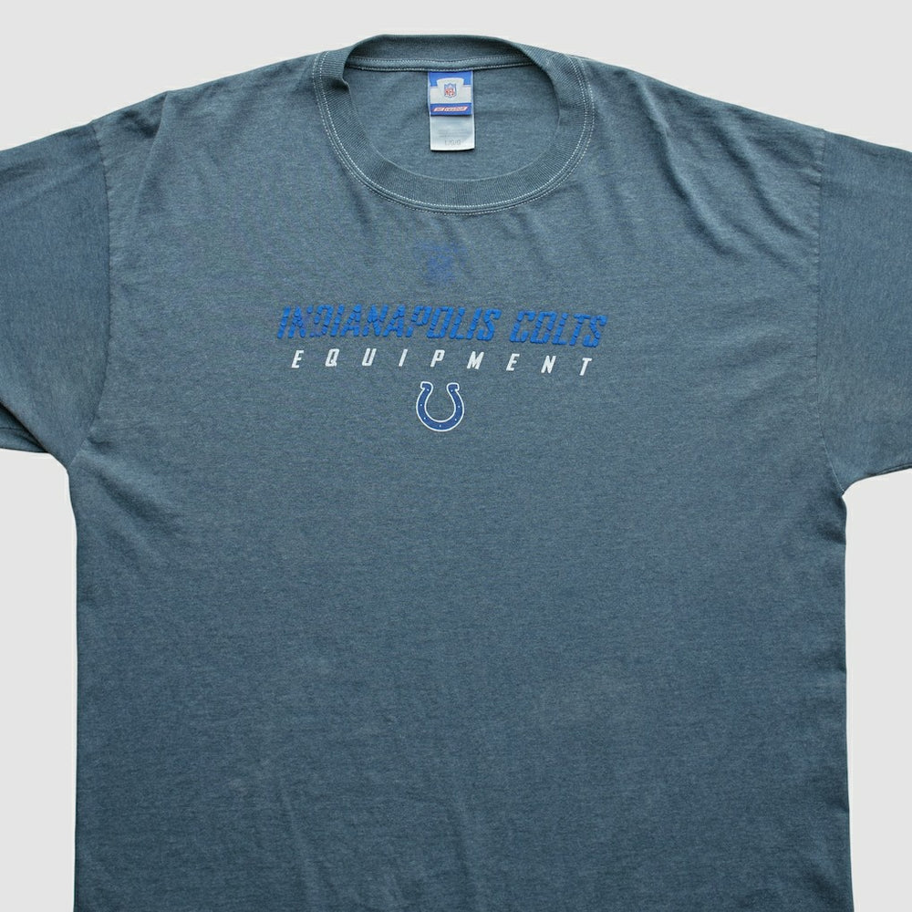 Indianapolis Colts Reebok 2000s Long Sleeve T-shirt - Blue Vintage - Fanatics