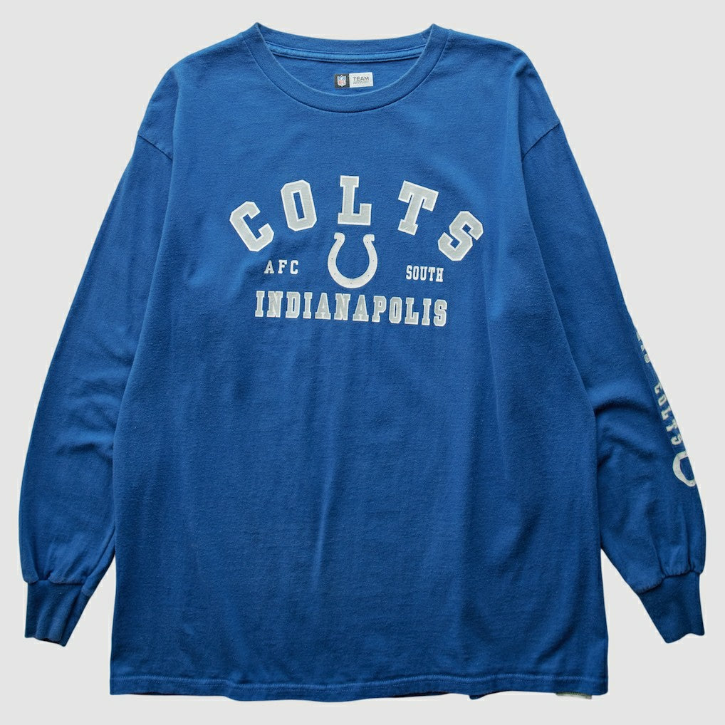 Indianapolis Colts NFL 2000s Long Sleeve T-shirt - Blue Vintage - Fanatics