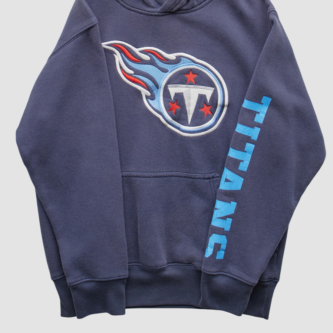 Tennessee Titans NFL 2000s Hooded Pullover Sweatshirt - Navy Vintage - Fanatics