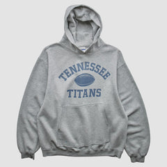 Tennessee Titans Reebok 2000s Hooded Pullover Sweatshirt - Heather Gray Vintage - Fanatics