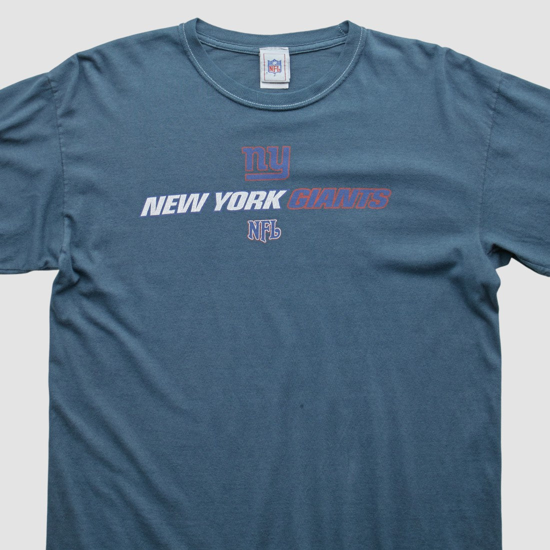 New York Giants NFL 2000s Long Sleeve T-shirt - Blue Vintage - Fanatics