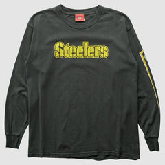 Pittsburgh Steelers NFL 2000s Long Sleeve T-shirt - Black Vintage - Fanatics