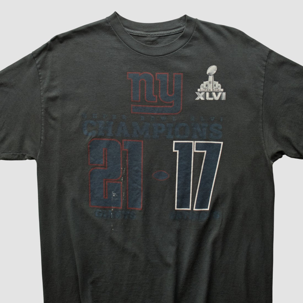 Superbowl XLVI 2012 T-shirt - Charcoal Vintage - Fanatics