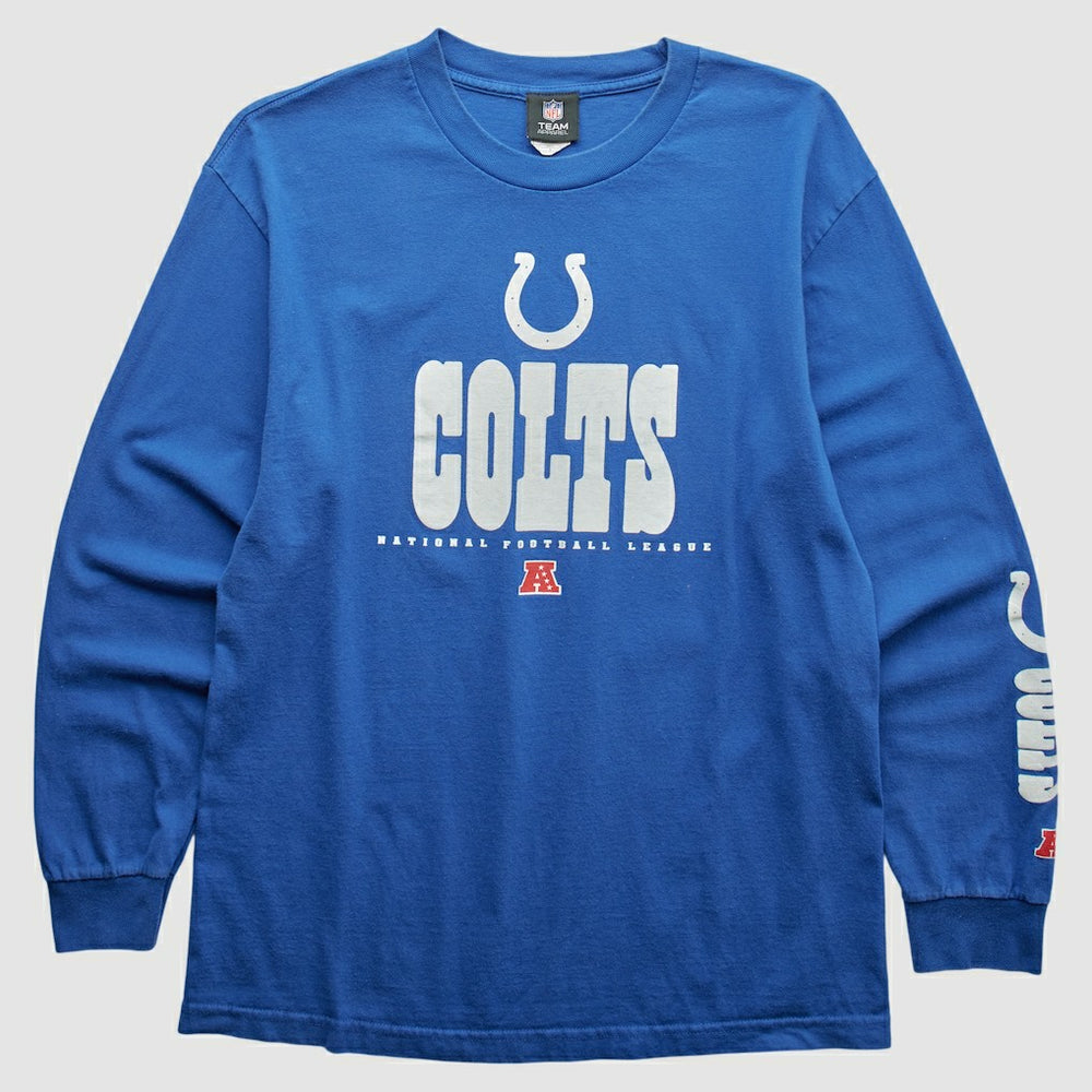 Indianapolis Colts NFL 2010s Long Sleeve T-shirt - Blue Vintage - Fanatics