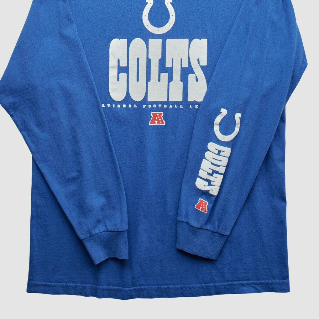 Indianapolis Colts NFL 2010s Long Sleeve T-shirt - Blue Vintage - Fanatics