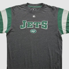 New York Jets NFL 2010s Long Sleeve T-shirt - Gray Vintage - Fanatics