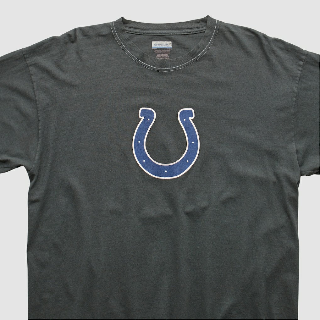 Indianapolis Colts Reebok 2000s Long Sleeve T-shirt - Charcoal Vintage - Fanatics
