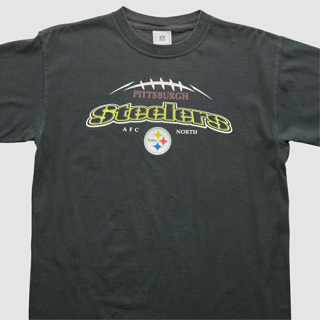 Pittsburgh Steelers 2000s T-shirt - Black Vintage - Fanatics