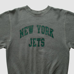 New York Jets Champion 2000s Pullover Sweatshirt - Charcoal Vintage - Fanatics