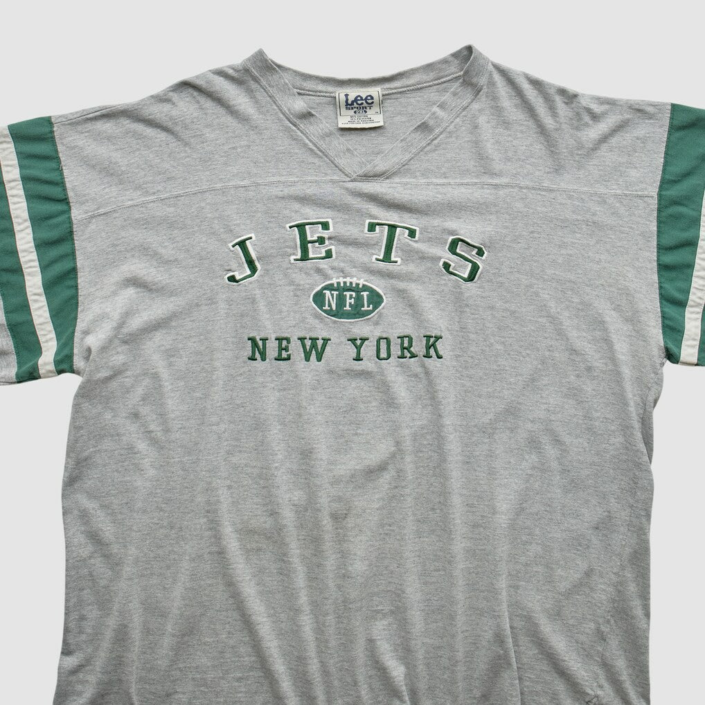 New York Jets Lee Sport 90s T-shirt - Gray Vintage - Fanatics