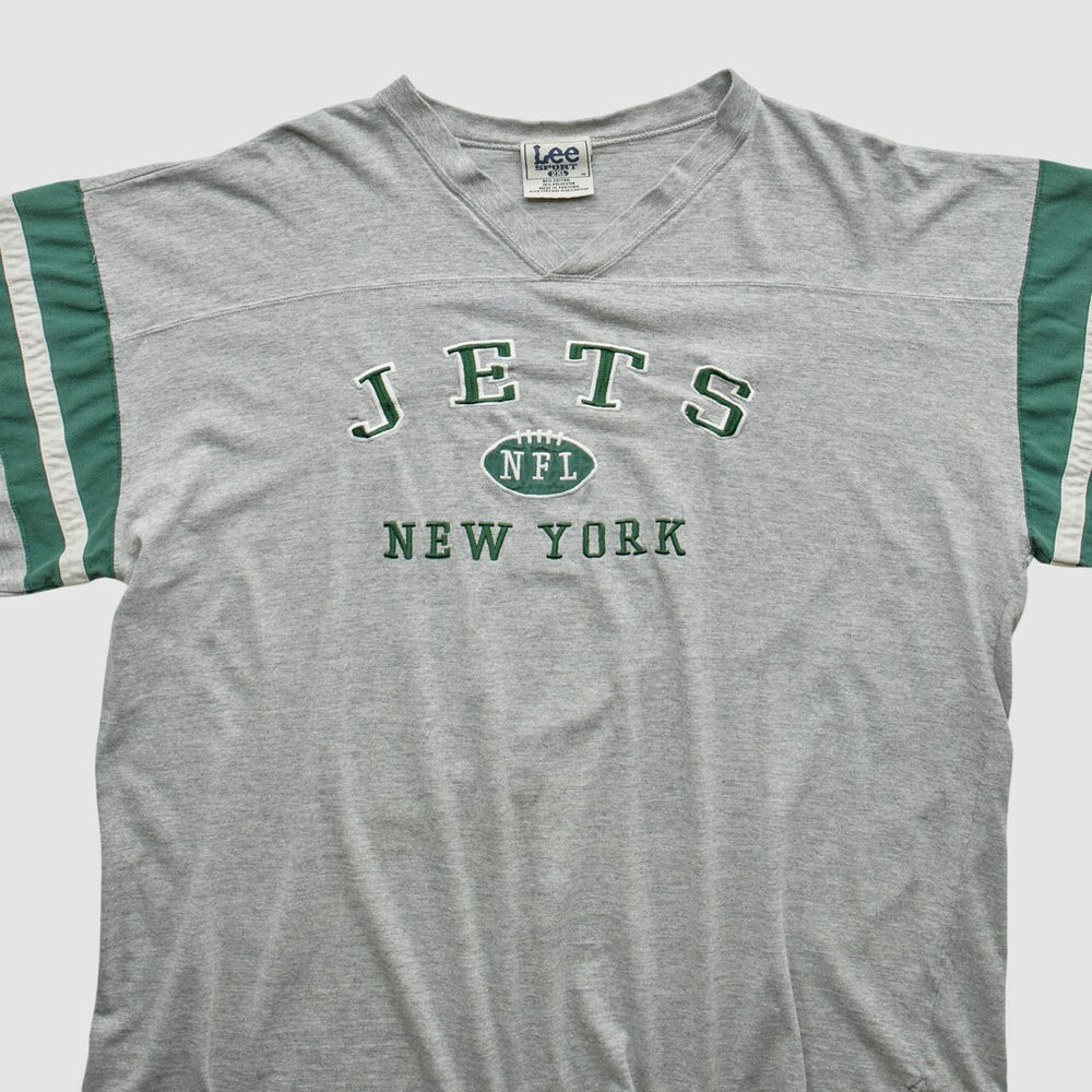 New York Jets Lee Sport 90s T-shirt - Gray Vintage - Fanatics