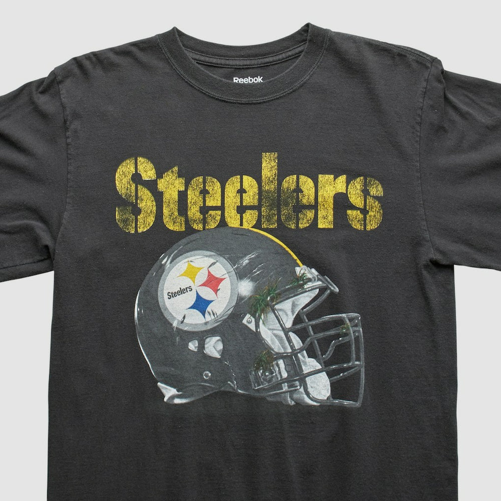 Pittsburgh Steelers Reebok 2010s Long Sleeve T-shirt - Black Vintage - Fanatics