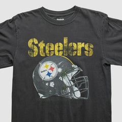 Pittsburgh Steelers Reebok 2010s Long Sleeve T-shirt - Black Vintage - Fanatics