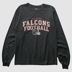 Atlanta Falcons Reebok 2000s Long Sleeve T-shirt - Black Vintage - Fanatics
