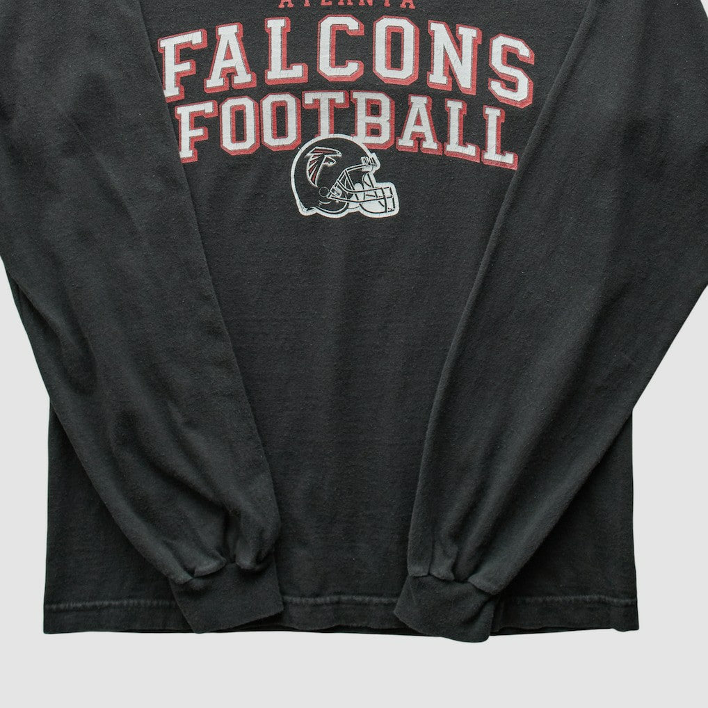 Atlanta Falcons Reebok 2000s Long Sleeve T-shirt - Black Vintage - Fanatics