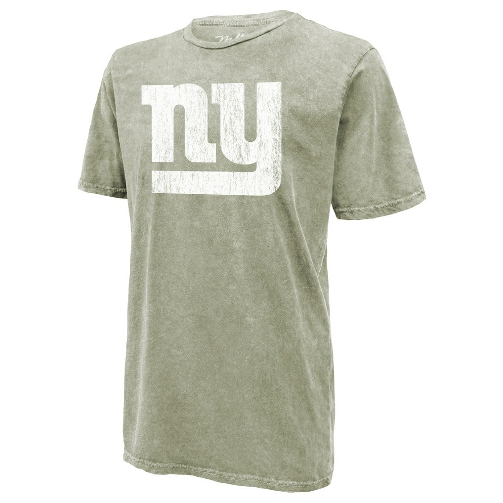 Jaxson Dart New York Giants Majestic Threads Mineral Wash Name & Number T-Shirt - Moss Green - NFL