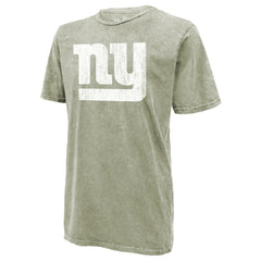 Jaxson Dart New York Giants Majestic Threads Mineral Wash Name & Number T-Shirt - Moss Green - NFL
