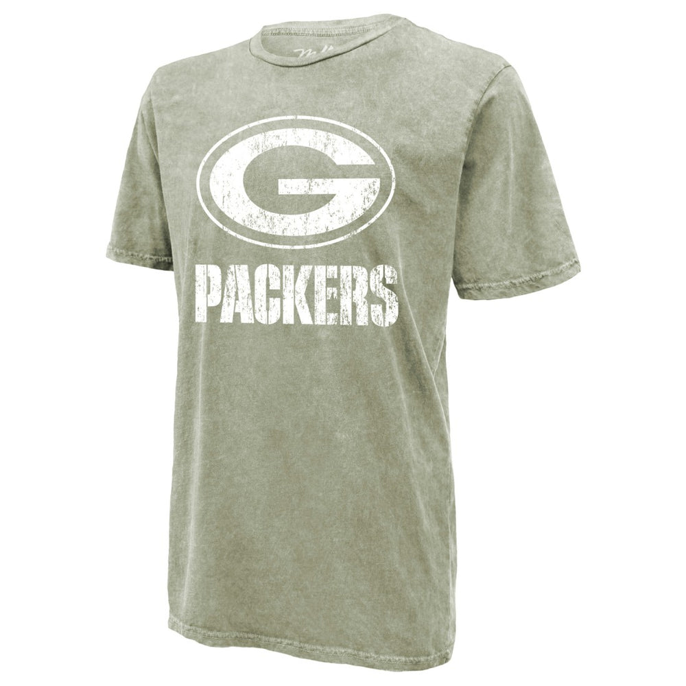 Micah Parsons Green Bay Packers Majestic Threads Mineral Wash Name & Number T-Shirt - Moss Green - NFL
