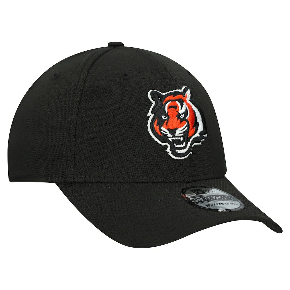Cincinnati Bengals New Era Main 39THIRTY Flex Hat - Black - NFL