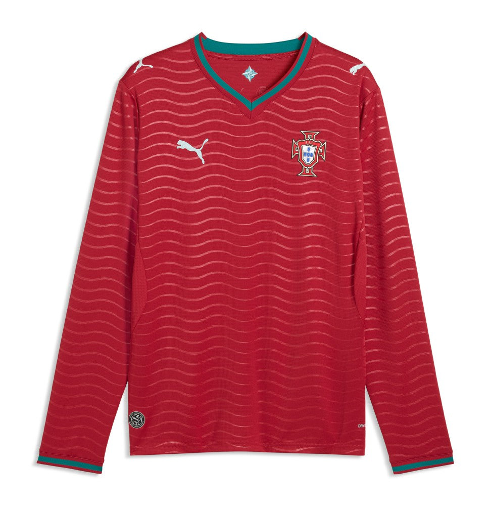 Puma - Portugal National Team 2026 Home Replica Long Sleeve Jersey - Red