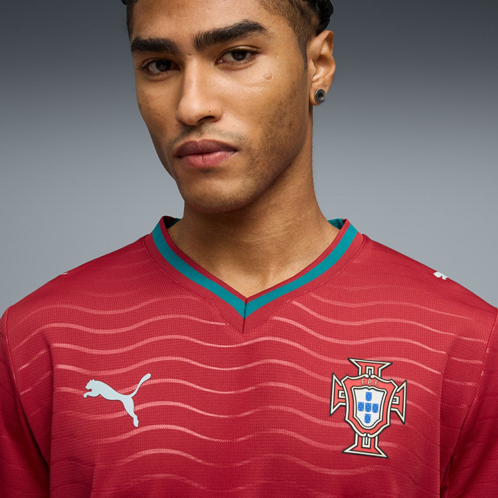 Puma - Portugal National Team 2026 Home Replica Long Sleeve Jersey - Red