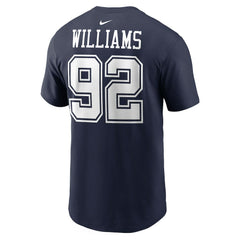 Quinnen Williams Dallas Cowboys Player Name & Number T-Shirt - Navy - Nike