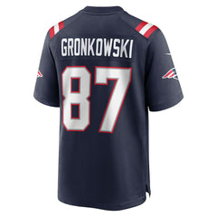 Rob Gronkowski New England Patriots Team Retired Player Game Jersey - Navy - Nike