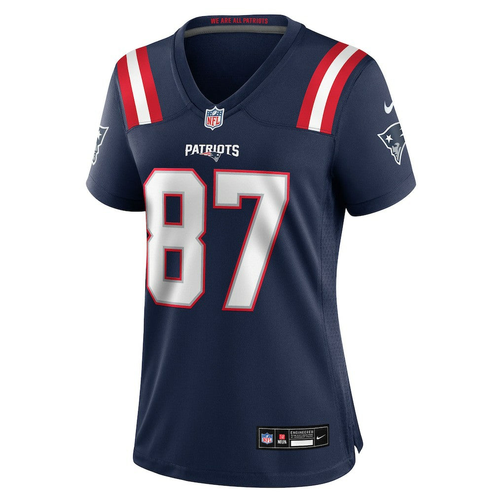 Rob Gronkowski New England Patriots Women's Team Retired Player Game Jersey - Navy - Nike