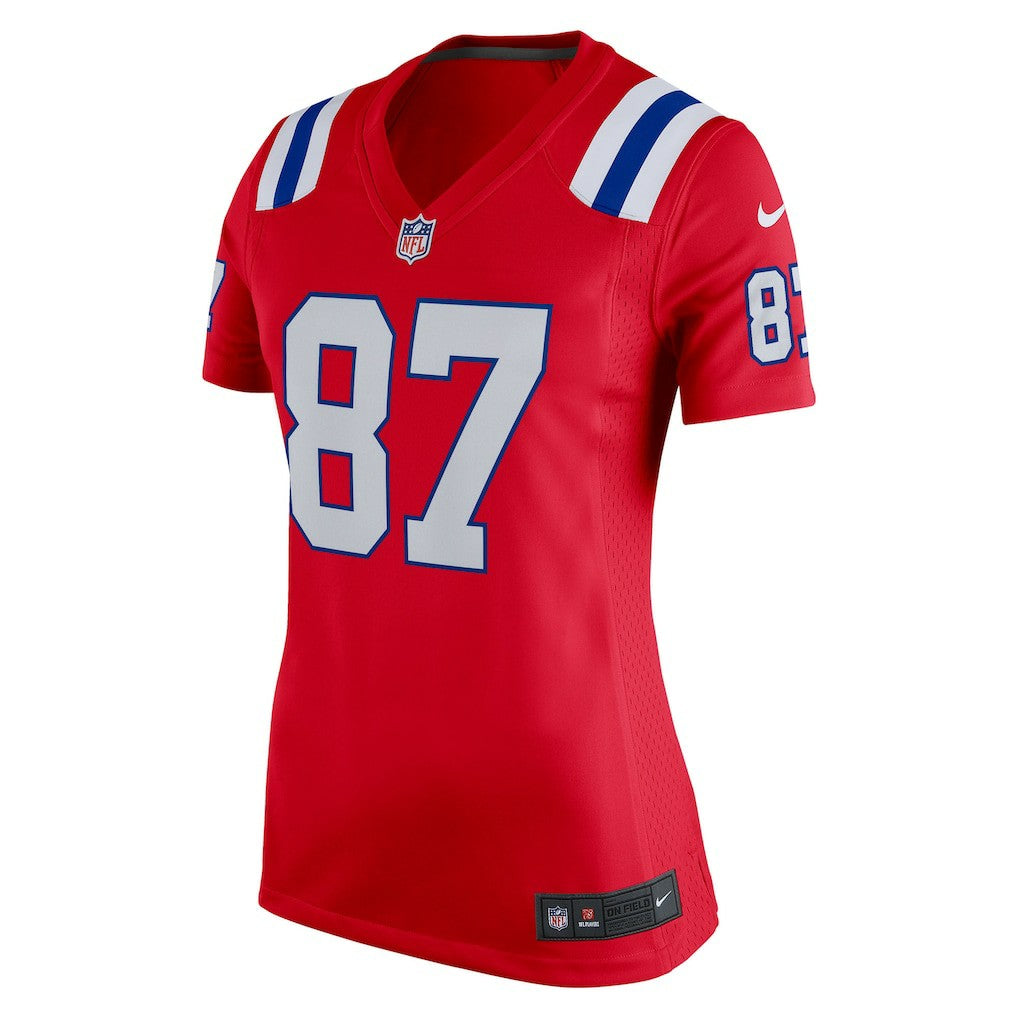 Rob Gronkowski New England Patriots Women's Alternate Retired Player Game Jersey - Red - Nike