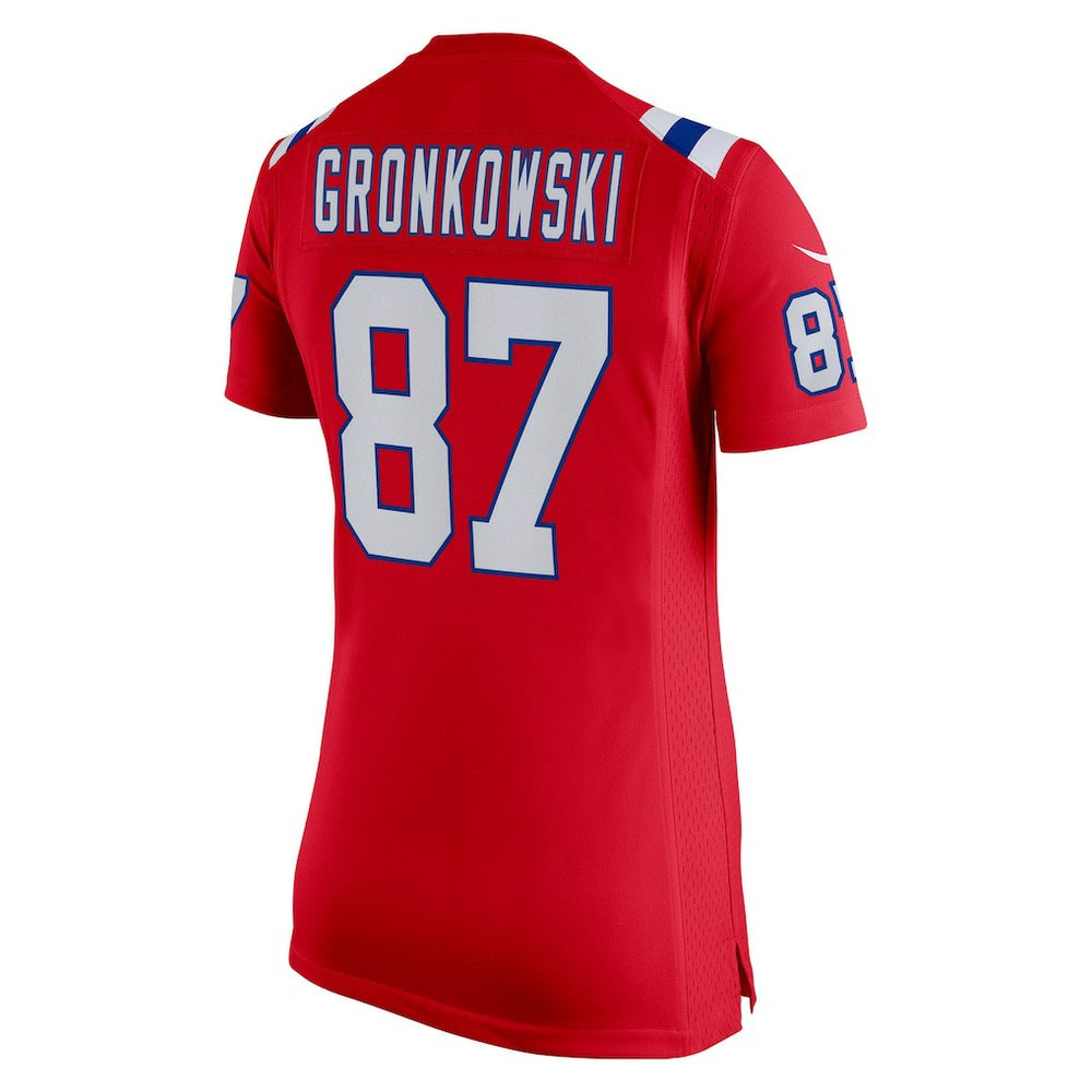Rob Gronkowski New England Patriots Women's Alternate Retired Player Game Jersey - Red - Nike