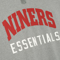 San Francisco 49ers Fear of God x NFL Unisex 3/4-Sleeve T-Shirt - Heather Gray - NFL