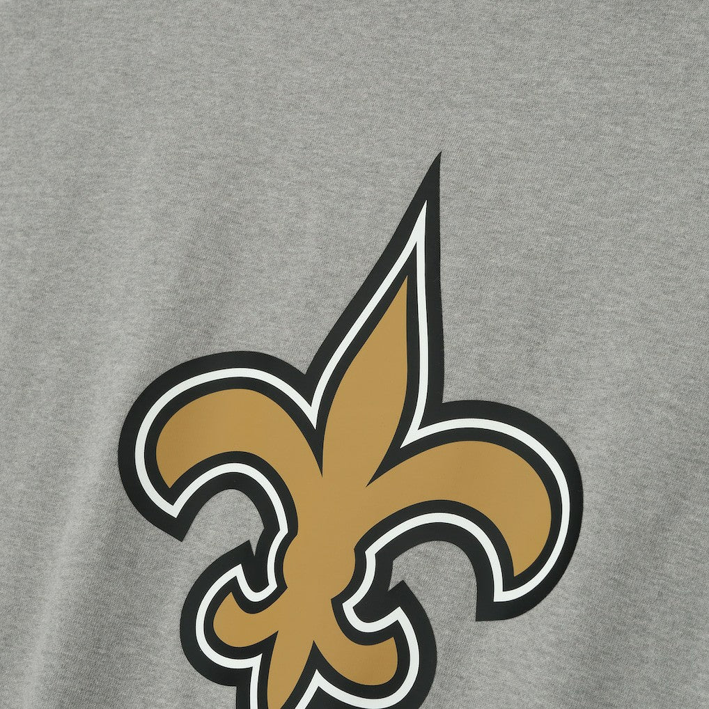 New Orleans Saints Fear of God x NFL Unisex 3/4-Sleeve T-Shirt - Heather Gray - NFL