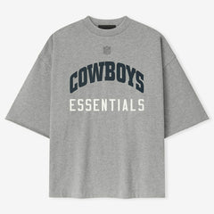 Dallas Cowboys Fear of God x NFL Unisex 3/4-Sleeve T-Shirt - Heather Gray - NFL