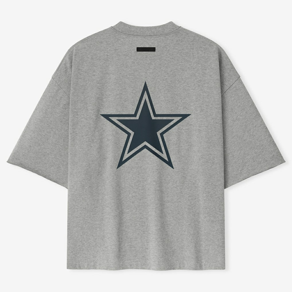 Dallas Cowboys Fear of God x NFL Unisex 3/4-Sleeve T-Shirt - Heather Gray - NFL