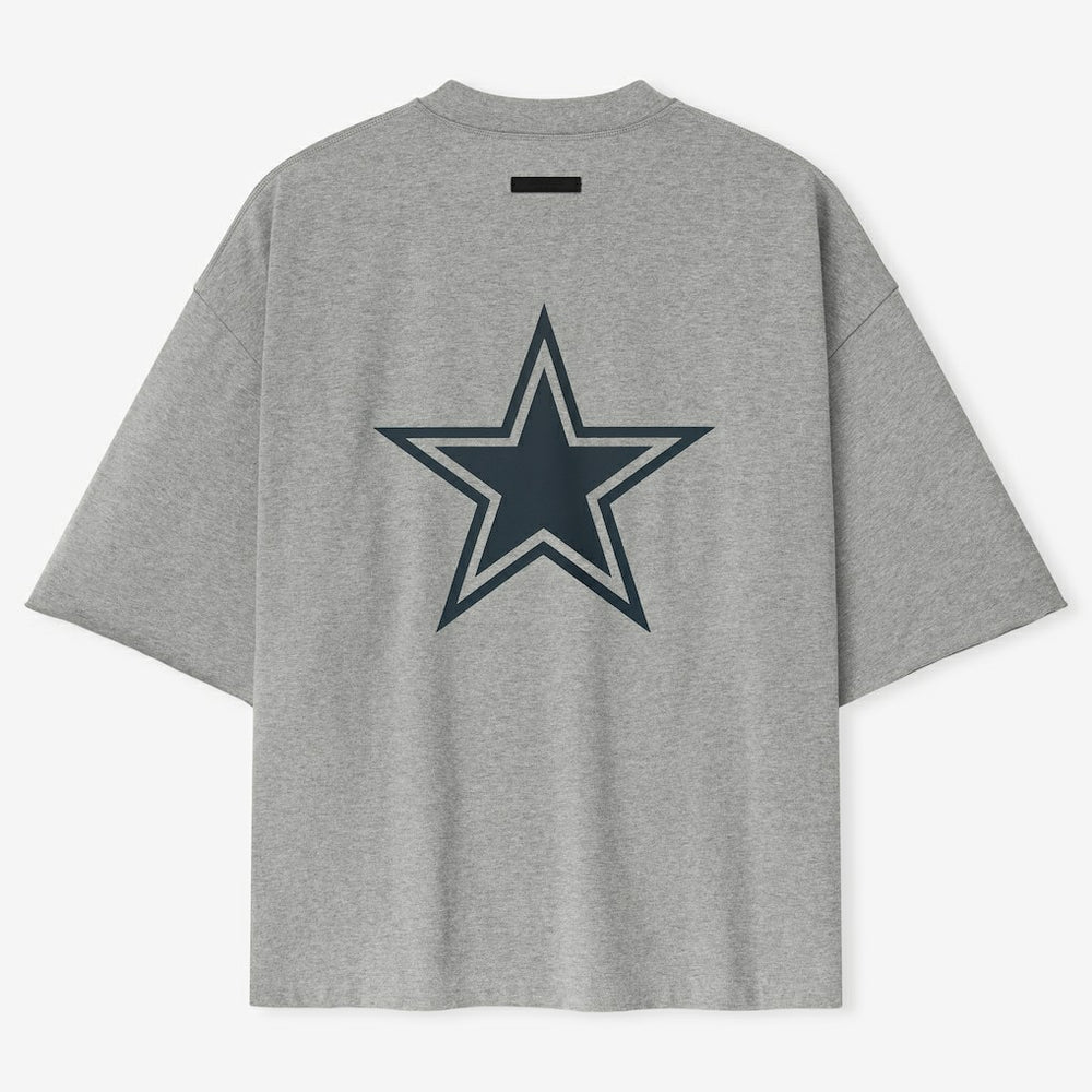 Dallas Cowboys Fear of God x NFL Unisex 3/4-Sleeve T-Shirt - Heather Gray - NFL