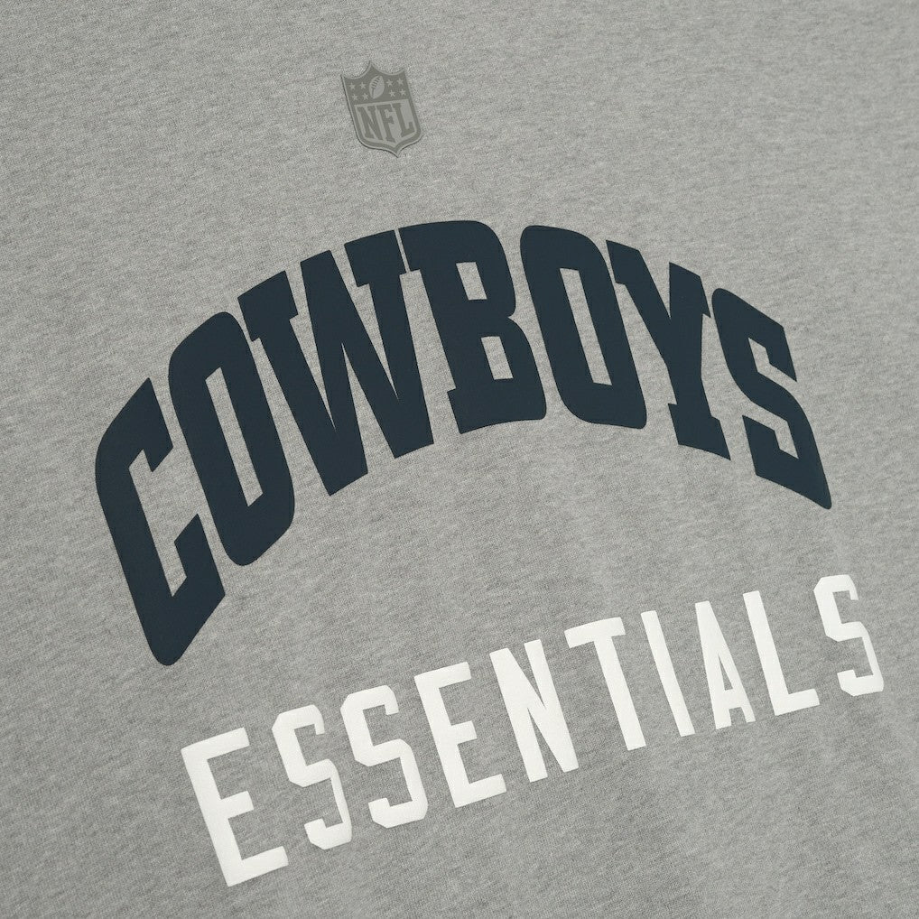 Dallas Cowboys Fear of God x NFL Unisex 3/4-Sleeve T-Shirt - Heather Gray - NFL