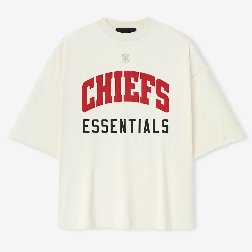 Kansas City Chiefs Fear of God x NFL Unisex 3/4-Sleeve T-Shirt - Cream - NFL