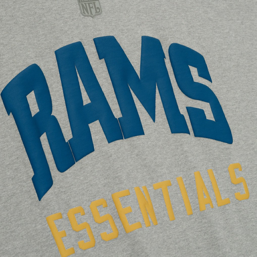 Los Angeles Rams Fear of God x NFL Unisex 3/4-Sleeve T-Shirt - Heather Gray - NFL