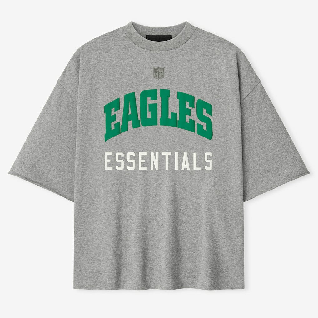 Philadelphia Eagles Fear of God x NFL Unisex 3/4-Sleeve T-Shirt - Heather Gray - NFL