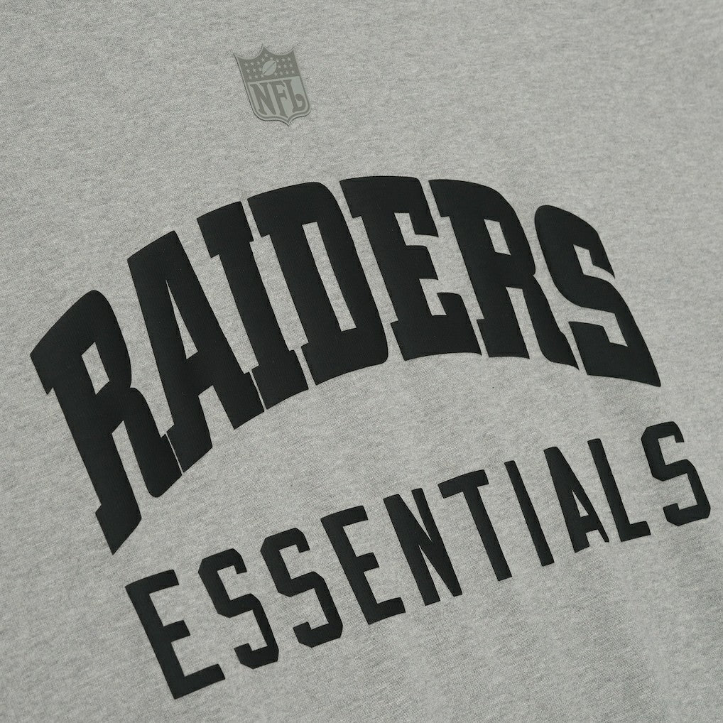 Las Vegas Raiders Fear of God x NFL Unisex 3/4-Sleeve T-Shirt - Heather Gray - NFL