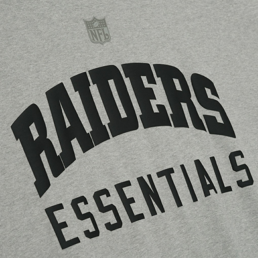 Las Vegas Raiders Fear of God x NFL Unisex 3/4-Sleeve T-Shirt - Heather Gray - NFL