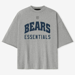Chicago Bears Fear of God x NFL Unisex 3/4-Sleeve T-Shirt - Heather Gray - NFL