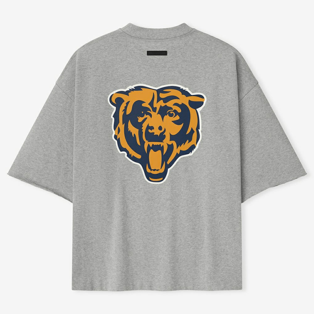 Chicago Bears Fear of God x NFL Unisex 3/4-Sleeve T-Shirt - Heather Gray - NFL