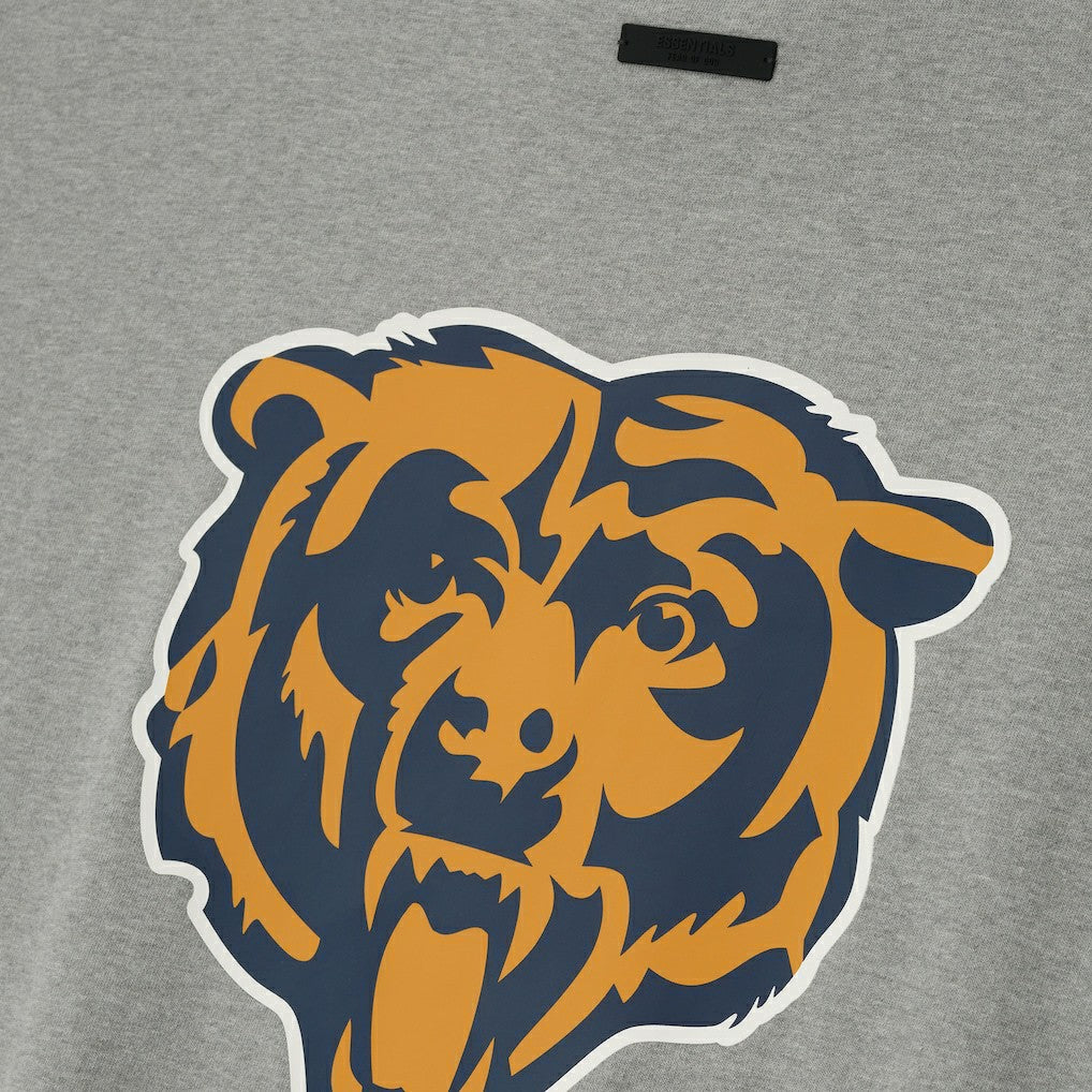 Chicago Bears Fear of God x NFL Unisex 3/4-Sleeve T-Shirt - Heather Gray - NFL