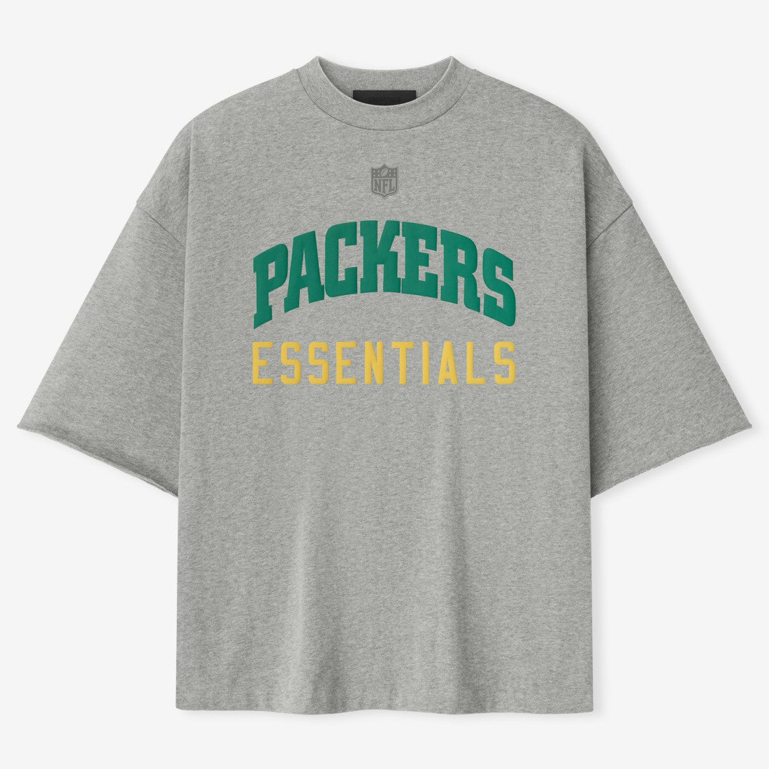 Green Bay Packers Fear of God x NFL Unisex 3/4-Sleeve T-Shirt - Heather Gray - NFL